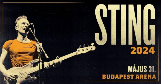 Sting koncert jegyek, 2 db l, Budapest Arna, 2024. mjus 31