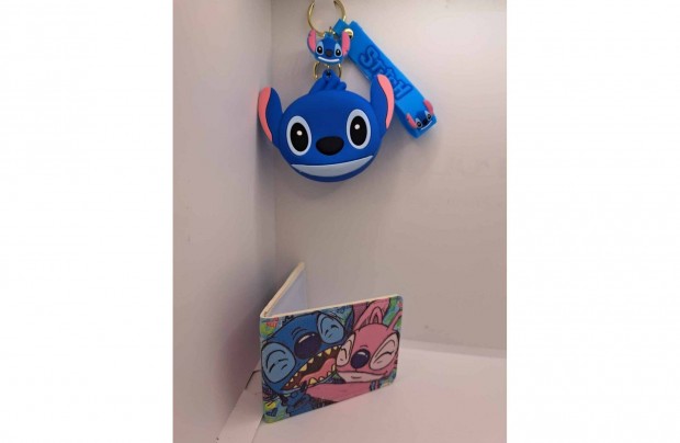 Stitch Szilikon Pnztrca +Okmnytart Szett