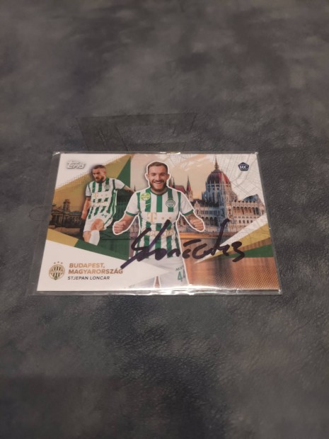 Stjepan Loncar alrt Topps FTC focis krtya Fradi Ferencvros