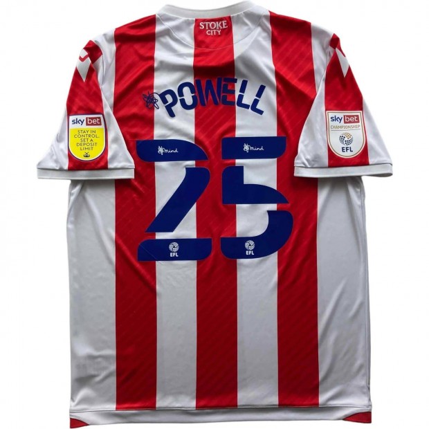 Stoke City 2021-22 Macron hazai Nick Powell foci mez XXL-es