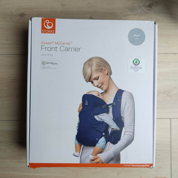 Stokke My Carrier front, back babahordozó teljes szett szürke