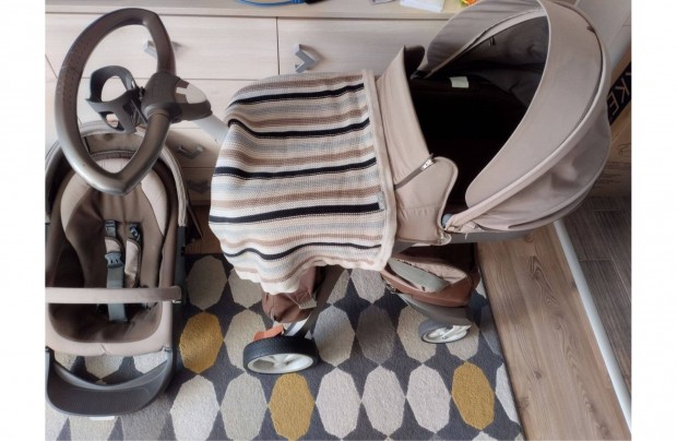 Stokke Xplory 3in1 babakocsi sport kocsi hordozó mózeskosár