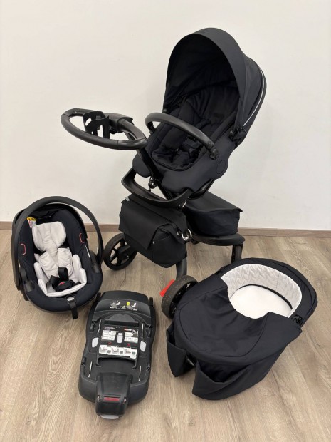 Stokke Xplory X Rich Black multifunkcis babakocsi