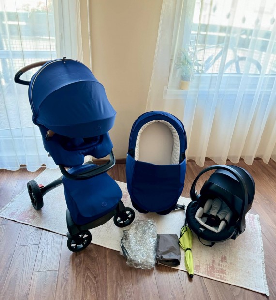 Stokke Xplory X royal blue 3:1 babakocsi szett