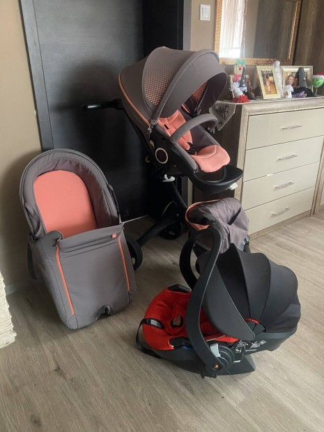 Stokke xplory v5 3in1 athleisure coral 