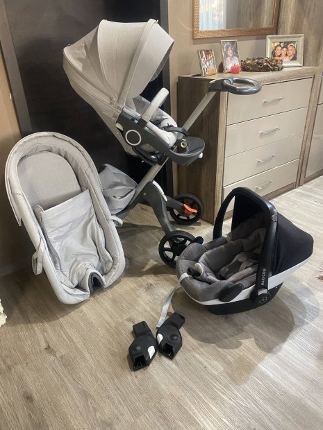 Stokke xplory v5 3in1 grey melange 