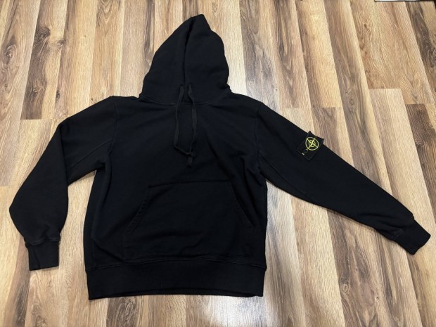 Stoneisland Xl fekete kapucnis pulover