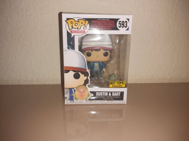 Stranger Things Dustin Funko POP figura dobozzal j szmlval kszlete