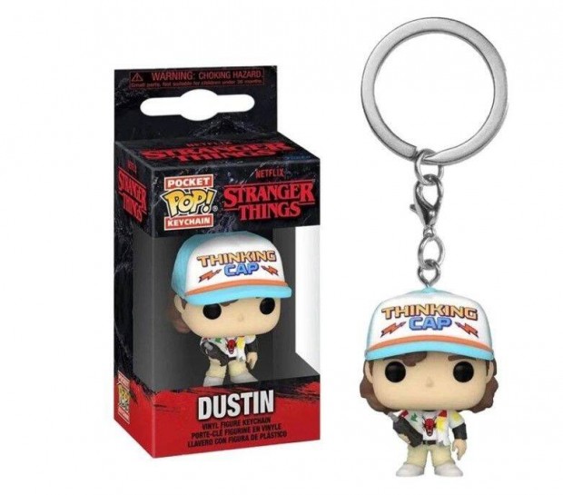 Stranger Things Dustin kulcstart Funko dobozzal j Kszleten szmlva