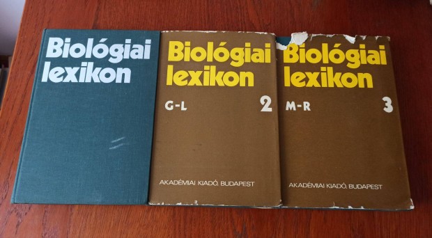Straub F. Brn (szerk.) - Biolgiai lexikon 1-2-3-4 ktet