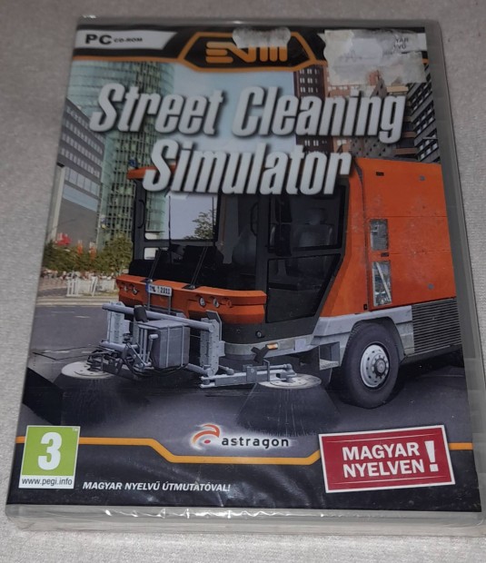 Street Cleaning Simulator PC Jtk Bontatlan csomagolsban 