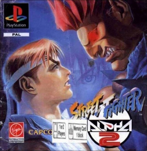 Street Fighter Alpha 2, Mint eredeti Playstation 1 jtk