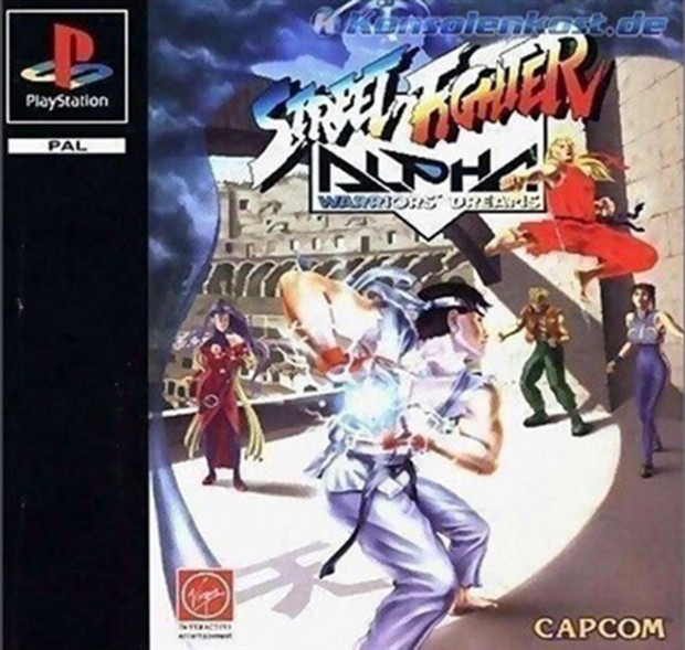 Street Fighter Alpha Warriors' Dreams, Boxed PS1 jtk