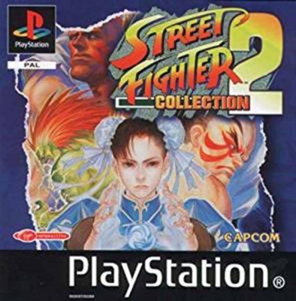Street Fighter Collection 2, Mint eredeti Playstation 1 jtk