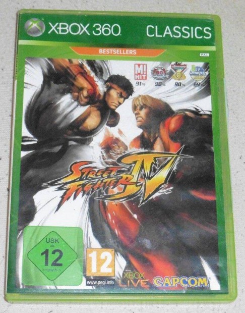 Street Fighter IV (Verekeds) Gyri Xbox 360, Xbox ONE, Series X Jtk