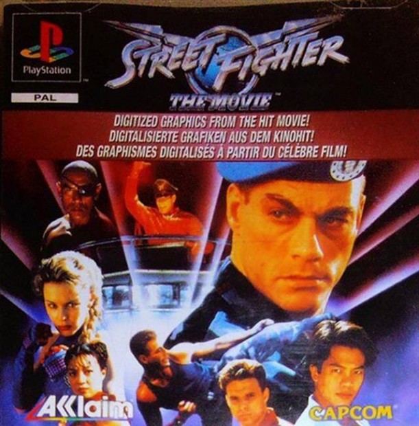 Street Fighter The Movie, Boxed Playstation 1 jtk