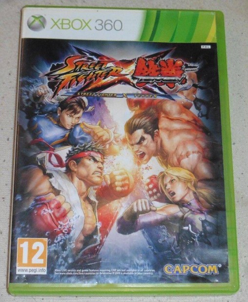 Street Fighter X Tekken (Verekeds) Gyri Xbox 360 Jtk