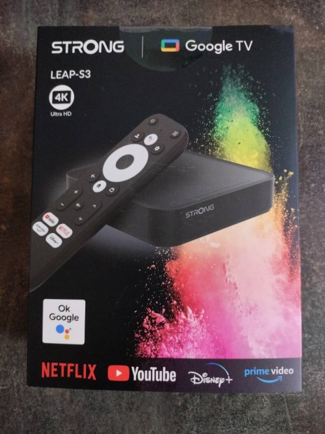 Strong Leap-S3 2/16GB Android Tv okosító box media player új