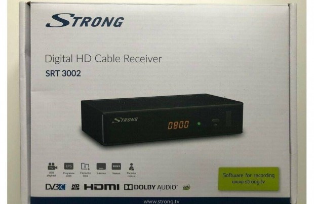 Strong SRT 3002,Thomson THC 301, HD kbel TV (DVB-C) vevkszlk