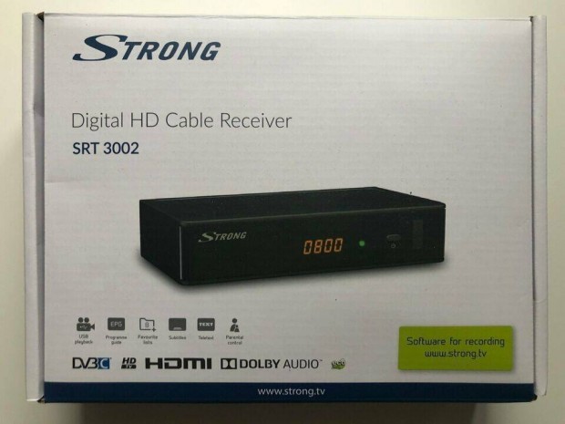 Strong SRT 3002,Thomson THC 301, HD kbel TV (DVB-C) vevkszlk