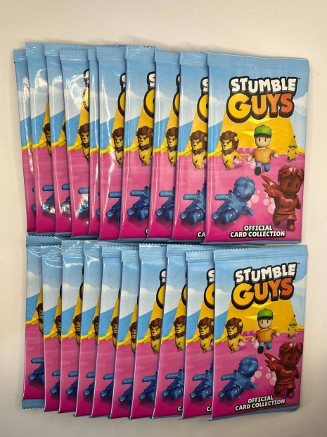 Stumble Guys Eredeti Kártya Csomag 20x (1. Széria)