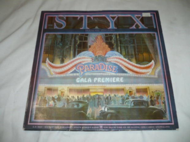 Styx bakelit lemez lp 1980