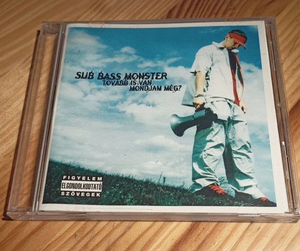 Sub Bass Monster - Tovbb Is Van, Mondjam Mg? CD