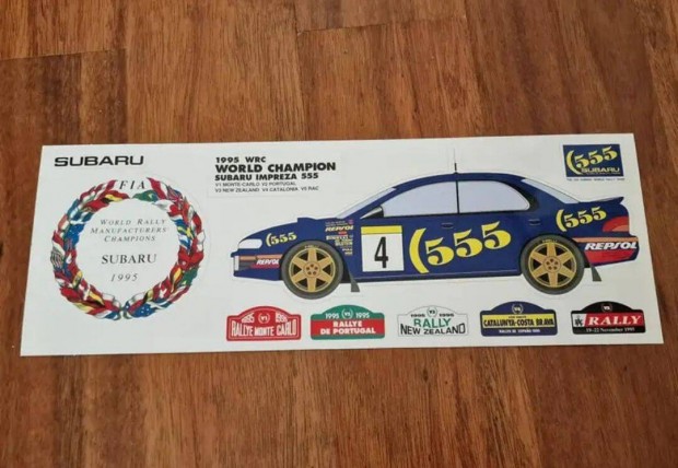 Subaru Impreza 555 1995 WRC World Champion Gyri Matrica Kszlet