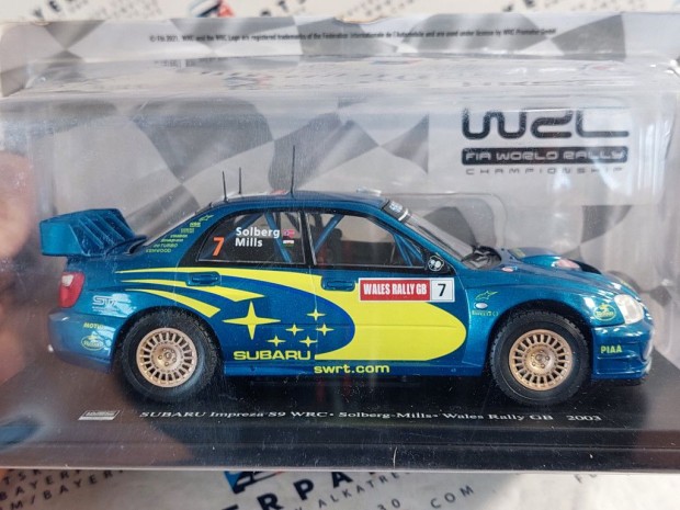 Subaru Impreza S9 WRC #7 - Wales Rally GB 2003 - Petter Solberg - Phi