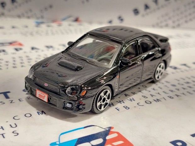 Subaru Impreza STI -  Bburago - 1:43 - fnyes fekete