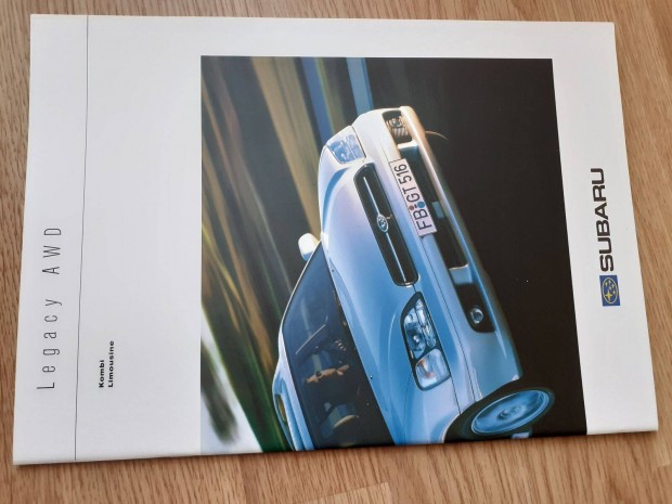 Subaru Legacy prospektus - 2001, nmet nyelv