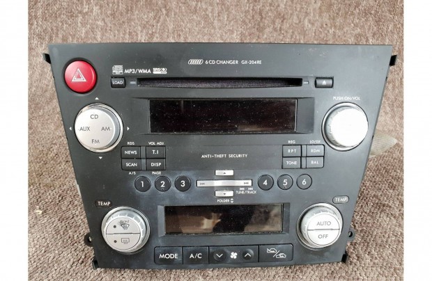 Subaru Legacy rdi, MP3/WMA, digit klma panel, Y37132271, konzol