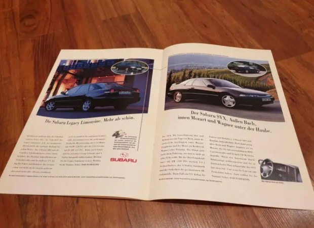 Subaru Programm Prospektus 1995 Justy Impreza Legacy Svx Libero