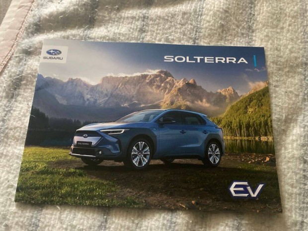 Subaru Solterra EV prospektus, katalgus, brossra