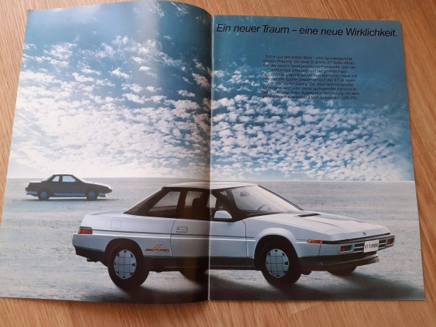 Subaru XT prospektus - nmet nyelv