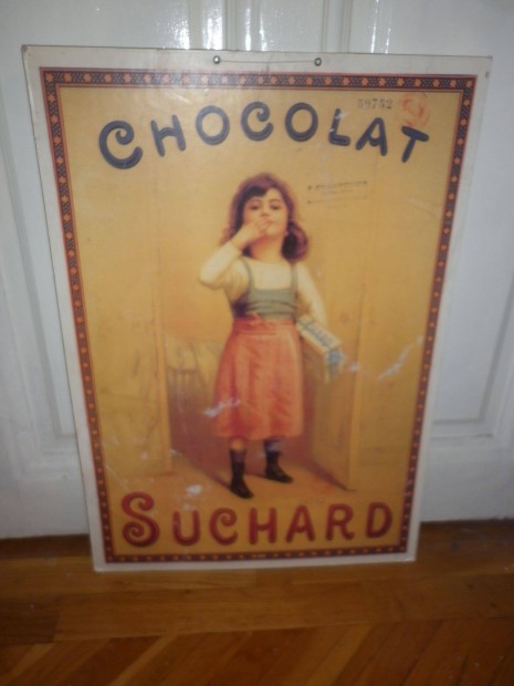 Suchard csokold reklm plakt 66x46cm