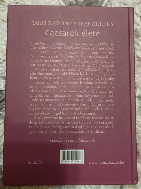 Suetonius Tranquillus: Caesarok lete