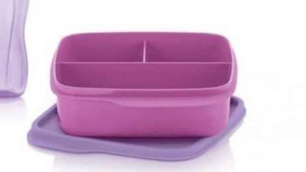 Sulikezdsre! Tupperware osztott uzsidoboz lila j, akcis