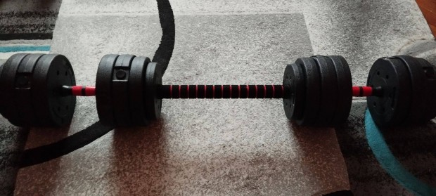 Súlyzó szett, kombinálható, 40KG