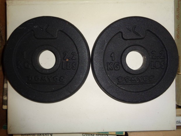 Súlyzótárcsa 2db , 1kg