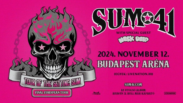 Sum41 Budapest koncert jegy