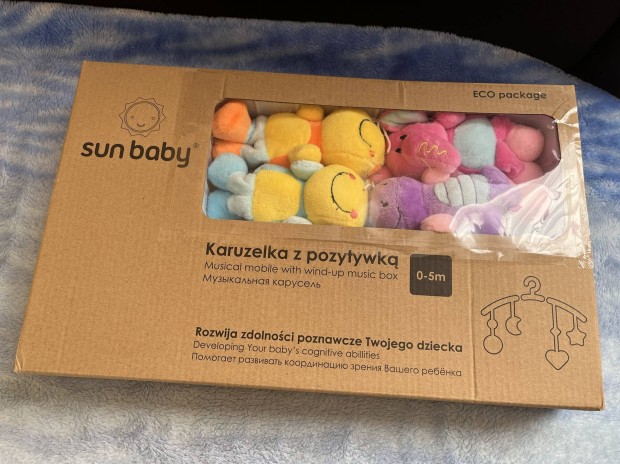 Sun baby zenélő forgó babaágy fölé