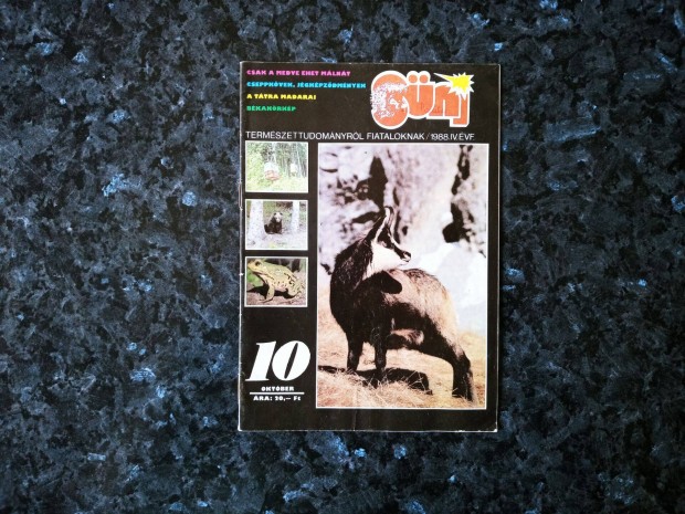 Sni termszettudomnyrl fiataloknak magazin 1988/10