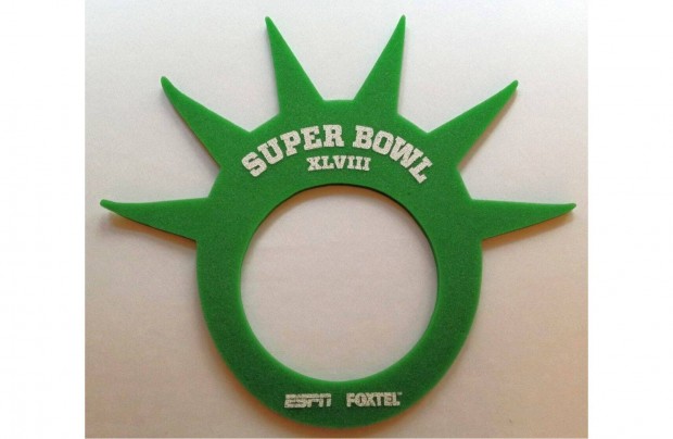 Super Bowl X L V I I I szurkolói fejdísz * Sportrelikvia gyűjtőknek!