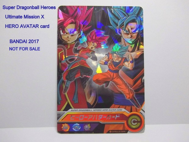 Super Dragon Ball Heroes HERO Avatar kartya