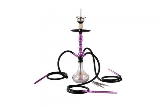 Super Heroes, 65 cm magas, lila szn shisha - 3 csves