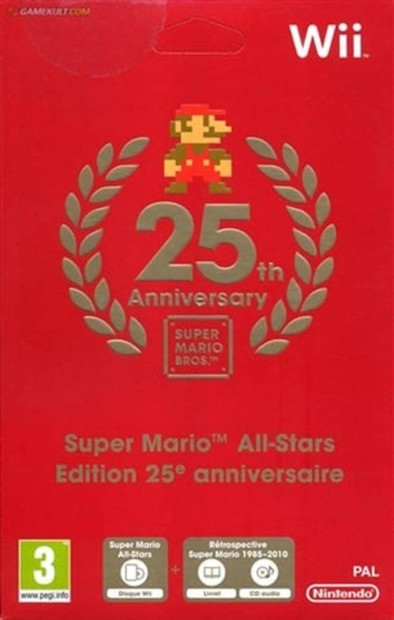 Super Mario All-Stars 25th Anniversary Edition (Game Only) Wii jtk