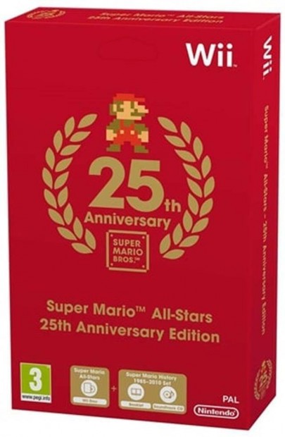 Super Mario All-Stars 25th Anniversary Edition (w DVD) Nintendo Wii j