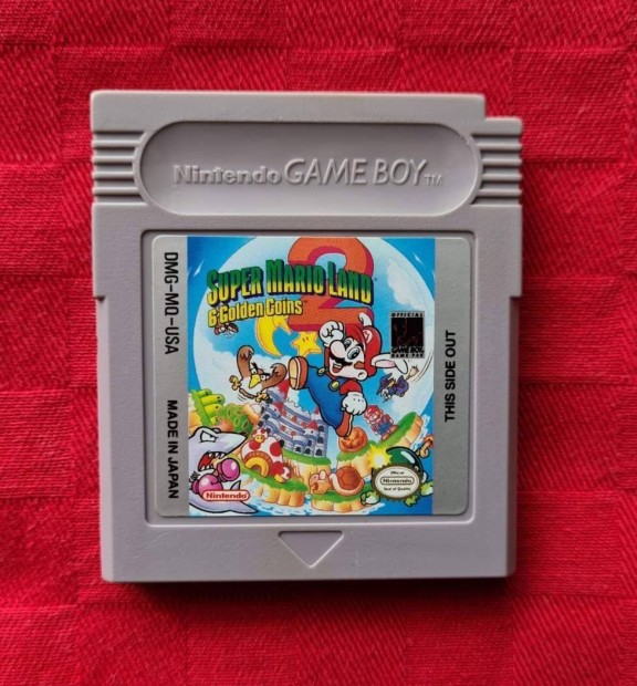 Super Mario Land 2 (Nintendo Game Boy) gameboy color advance Angol II