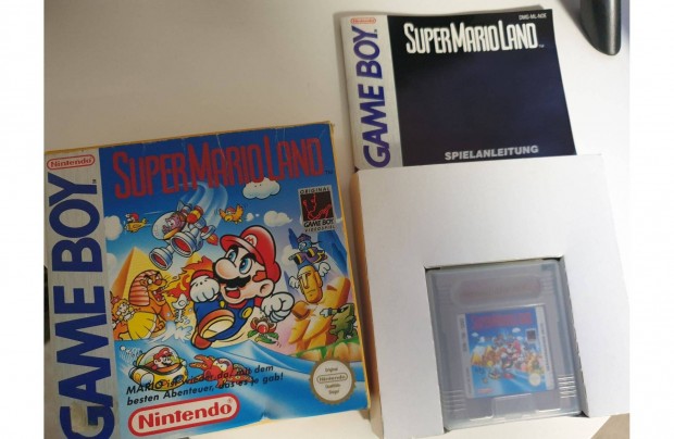 Super Mario Land Gameboy Game Boy jtk dobozos ritka